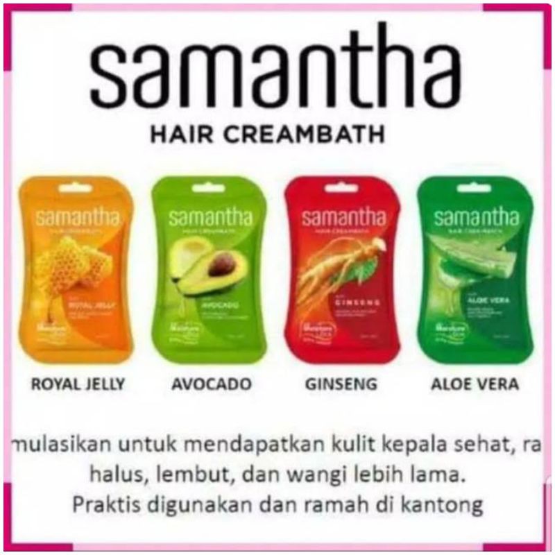 SAMANTHA HAIR CREAMBATH / MASKER RAMBUT SAMANTHA