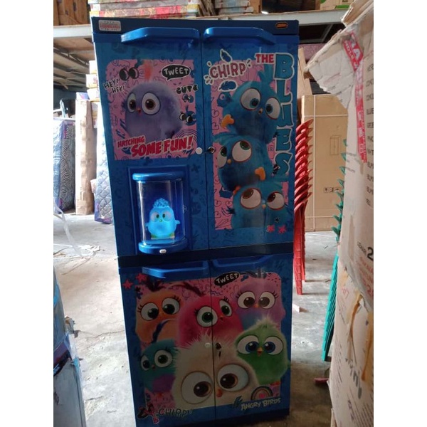 Lemari Pakaian Anak Plastik Bergambar Kartun (khusus wilayah palembang)