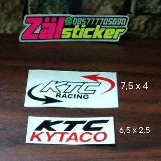 sticker  KTC racing dan KTC KYTACO