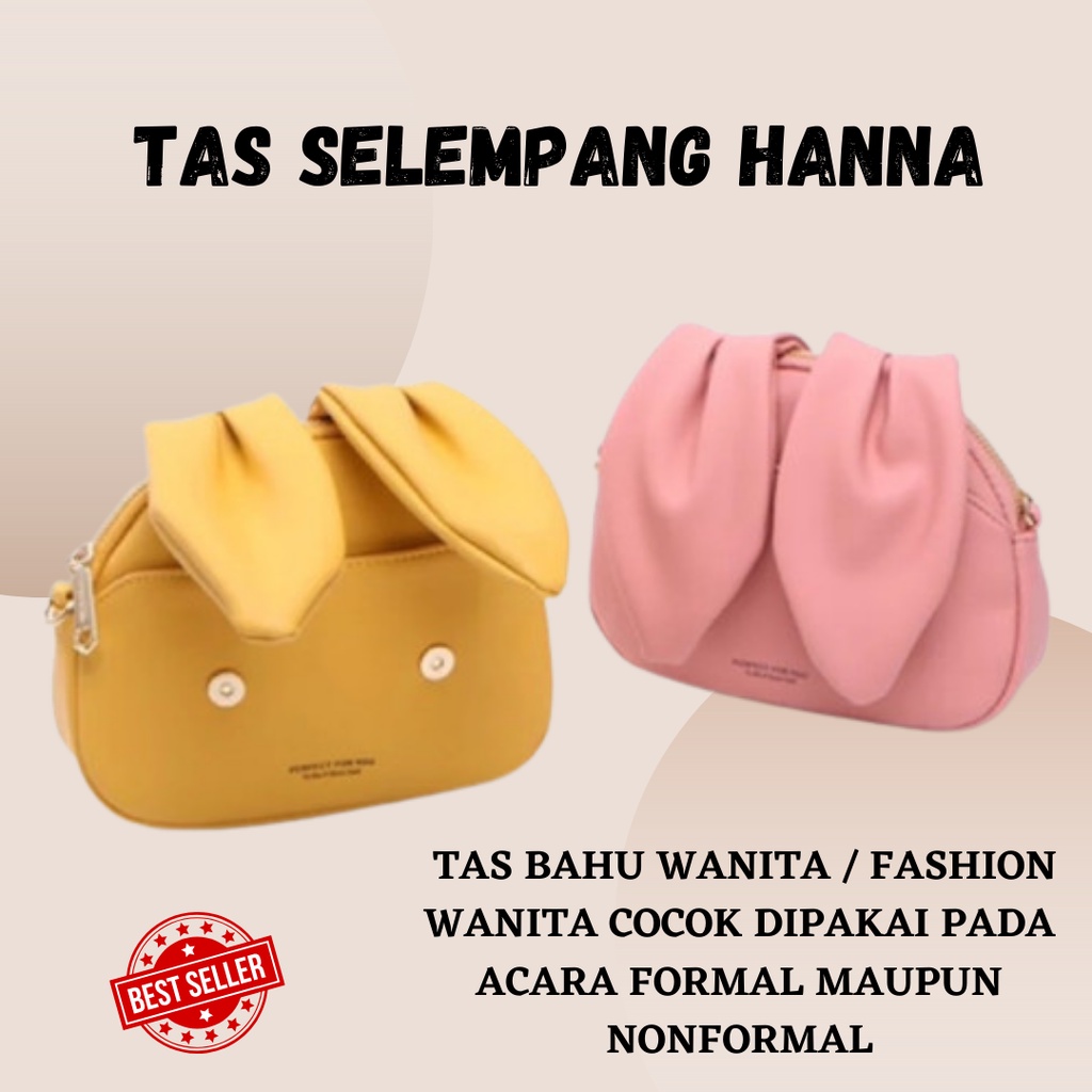 TERBARU HANNA TELINGA - Tas Selempang Wanita