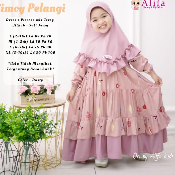 CIMOY PELANGI KIDS FREE HIJAB {BCR.01Jl22ᴱ}