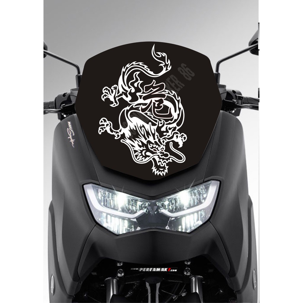 STICKER  VISOR MOTOR NMAX STICKER CUTTING VISOR TERBARU MOTOR NMAX PCX