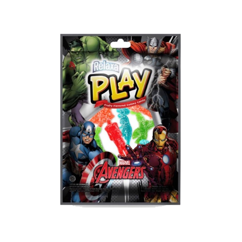 

Relaxa Candy Gummy Play Avengers 40G - Alhanan/04