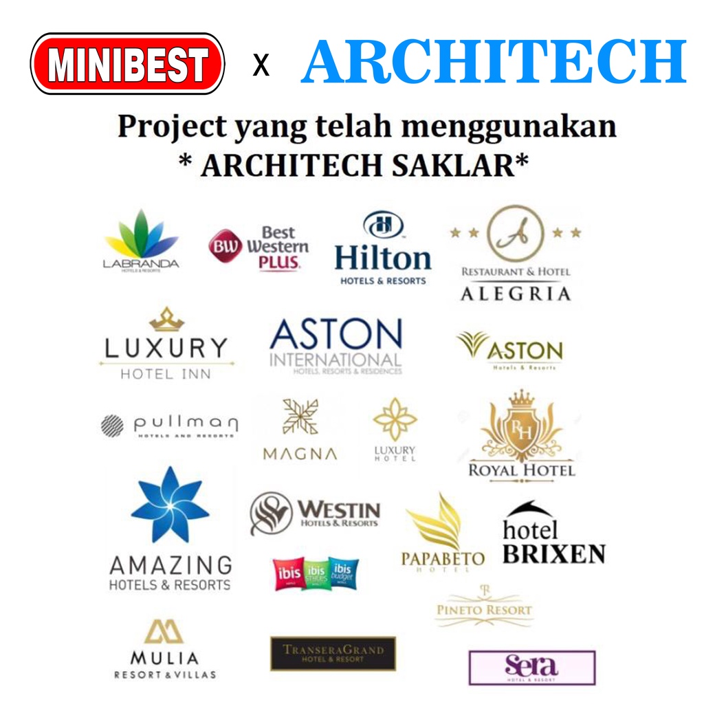 [MB] ARCHITECH SAKLAR STOP KONTAK INFINITY WHITE A63 ARCHITECH SAKLAR / SAKELAR / CETEKAN