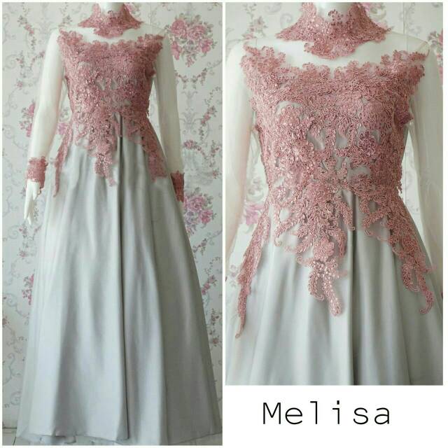 Melisa kebaya gaun wisuda hijab wedding prawedding