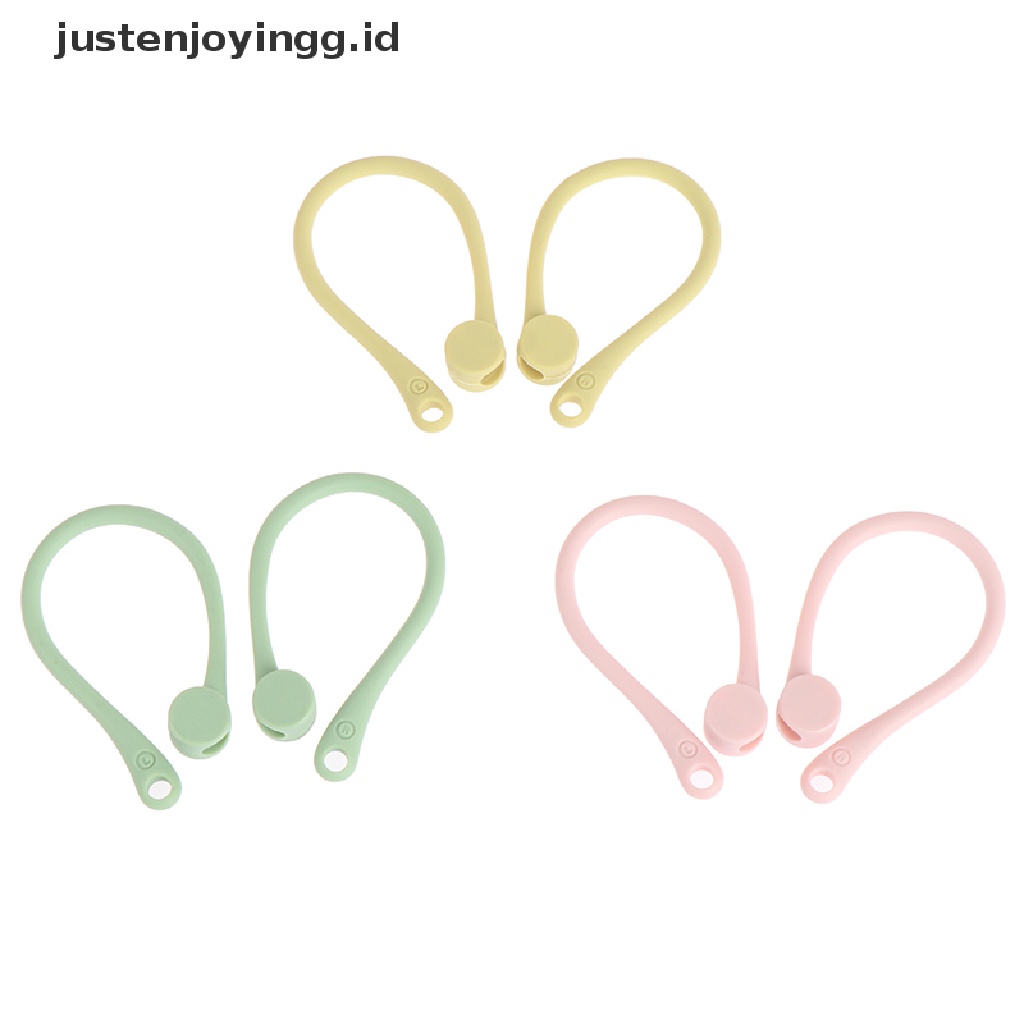 // justenjoyingg.id // 1 Pair Anti-lost Holder Earphone Strap For Airpods Wireless Headphone Earhook ~