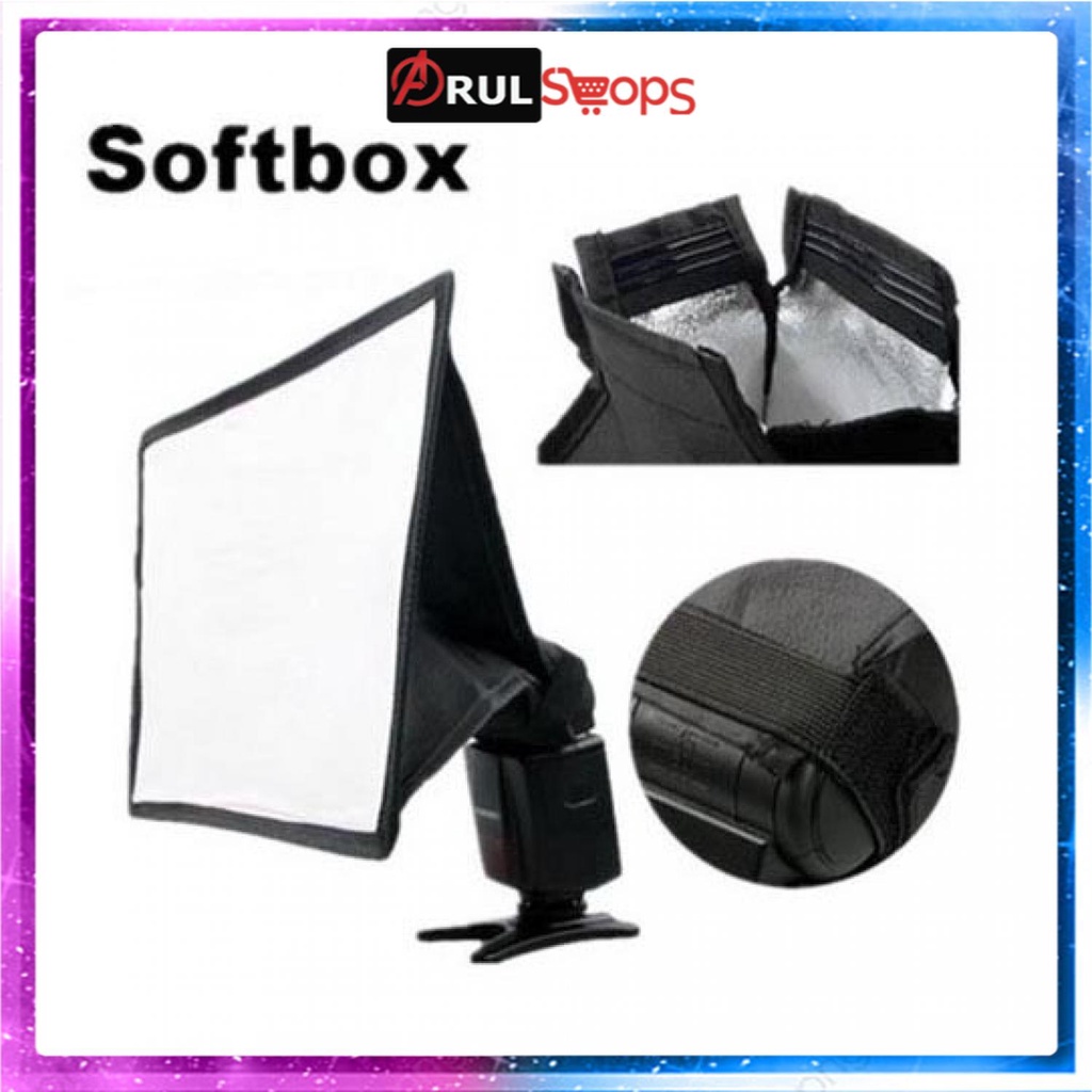 TaffStudio Universal Softbox Flash Diffuser Camera DSLR - YC1517