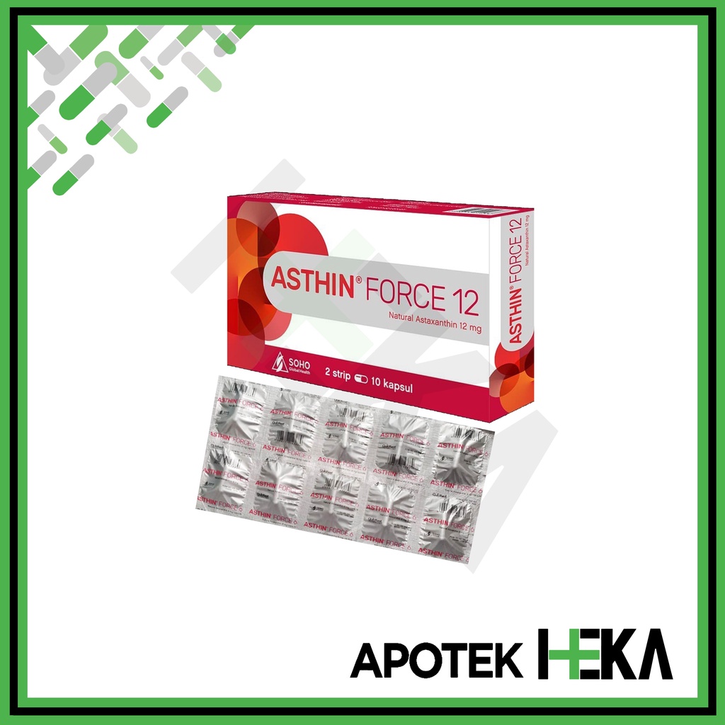 Asthin Force 12 Kapsul Box isi 2x10 Tablet - Antioksidan Radikal Bebas (SEMARANG)