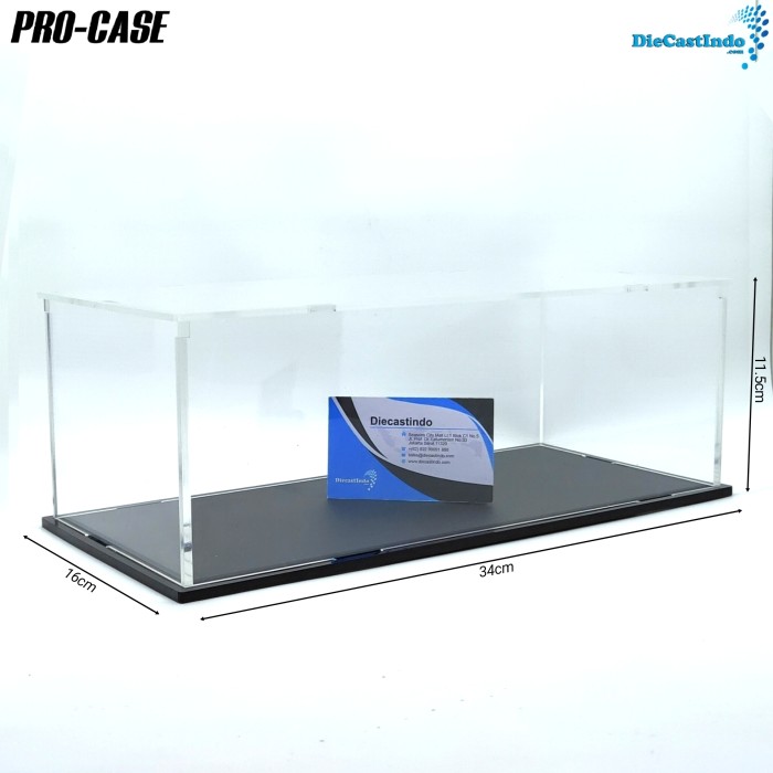 

Box Acrylic / Akrilik Display Knockdown Merk Pro-Case - Skala 1:18