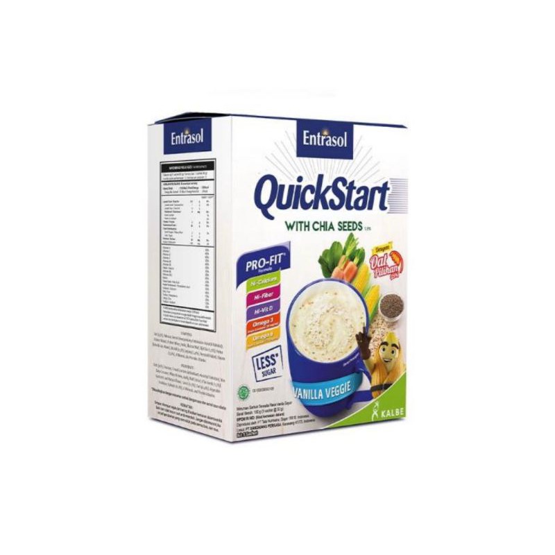 

Entrasol Quick Start Chia Seeds Vanilla Veggie 5bks/sereal