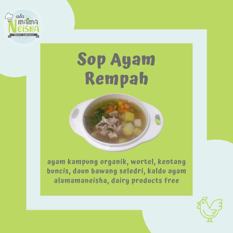 

Sop Ayam Rempah (Baby and Toddler Catering) - Katering Anak Sehat MPASI