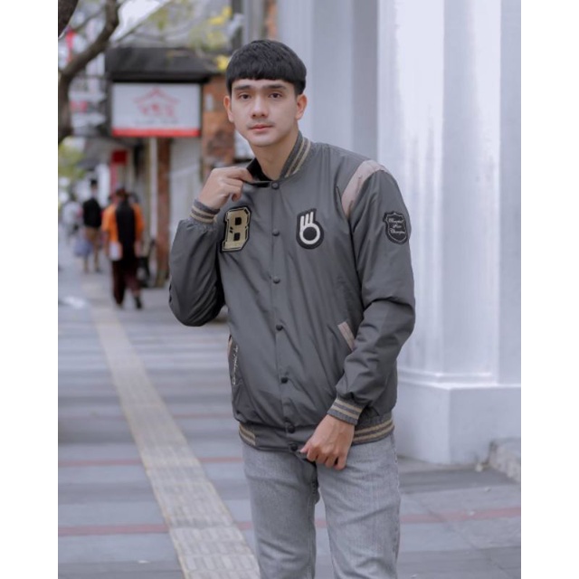 Jaket Baseball Taslan Pria Sport Champ 82 Original Premium - Jaket Varsity - Jaket Vintage