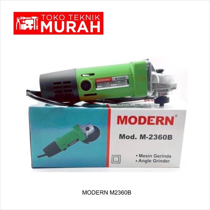 Modern M2360B Mesin Grinder M-2360B Gerinda Tangan M 2360 B 4 inch