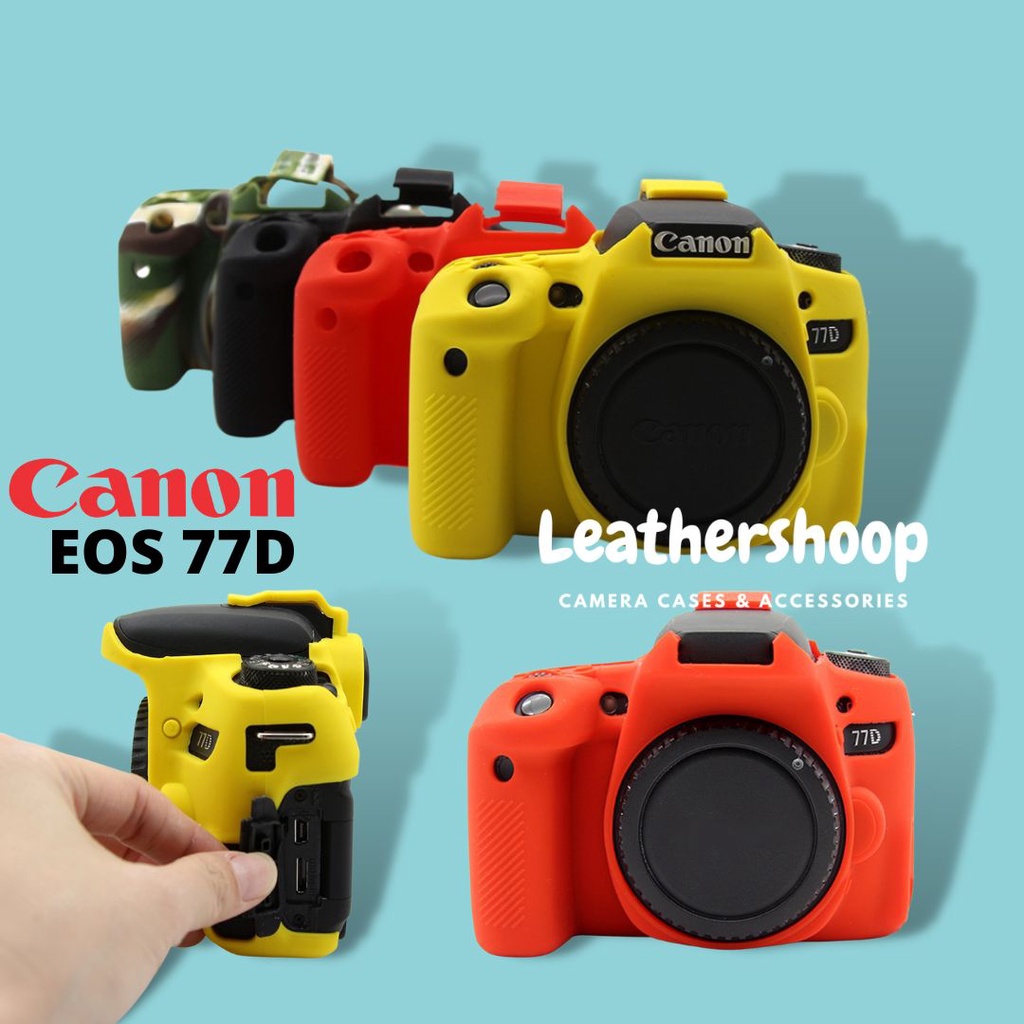 Cover Canon EOS 77D Softcase Rubber Body Bag