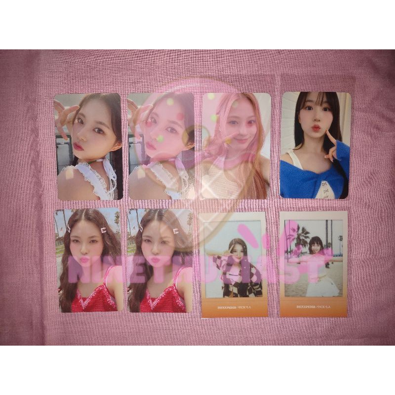 PHOTOCARD NMIXX HAEWON / PHOTOCARD JINNI / BENE KTOWN NMIXX / POLAROID LILY JIWOO / PC KYUJIN