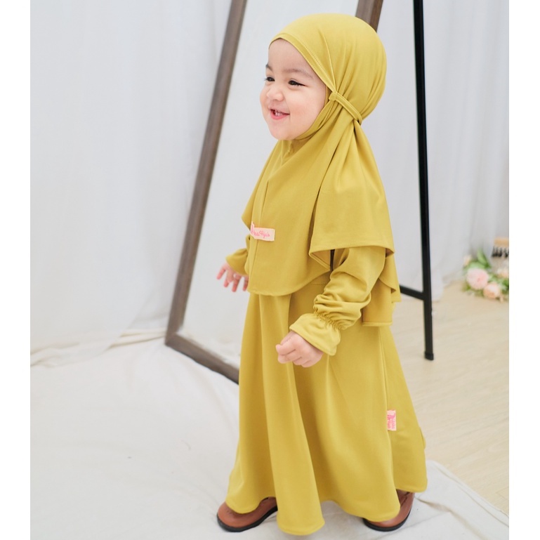 Gamis Anak Bayi Perempuan Newborn / Gamis Bayi Perempuan Cantik Jersey Original Korea 0-5 tahun