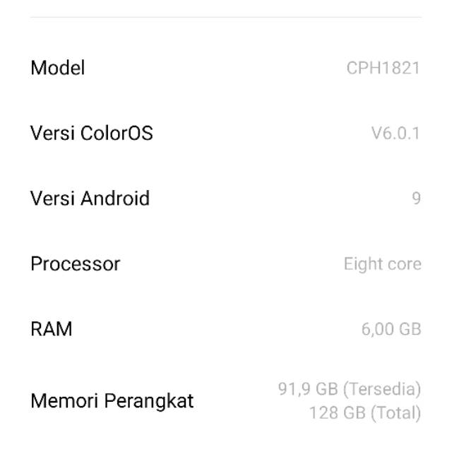 Oppo F7 Ram 6/128GB