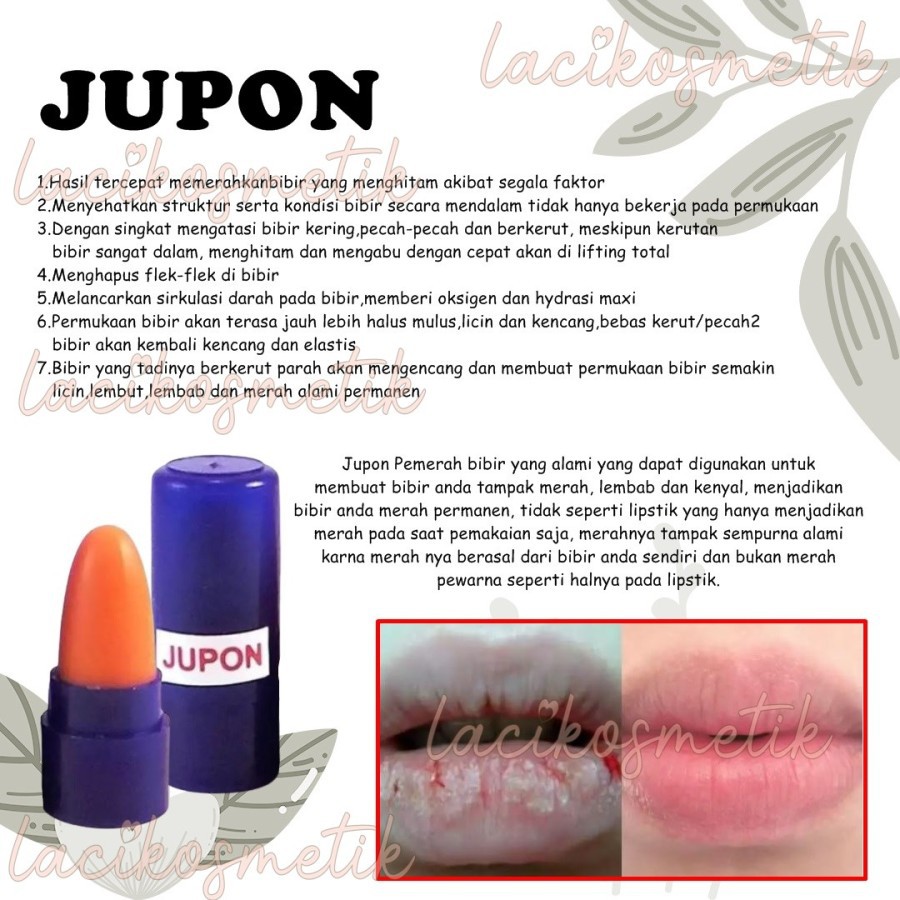 ✨LACIKOSME✨ LIPSTIK JUPON MINI ORIGINAL BPOM