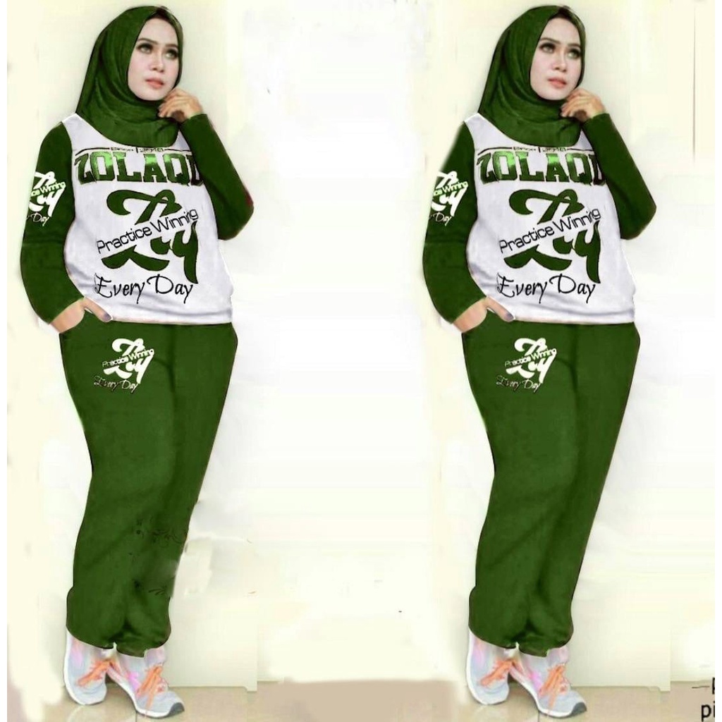 TQ - SET JUMBO GO / SETELAN WANITA / SETELAN JUMBO / SETELAN TRAINING