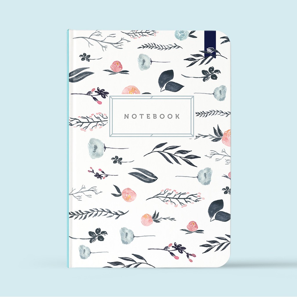 

Notebook Buku Tulis Catatan A5 A6 Hardcover by Buddybooks Flowery 14 Custom Notebook / Planner / Journal