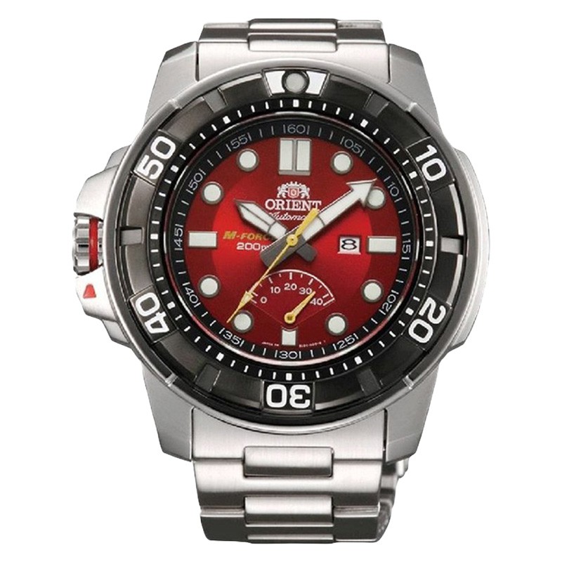 Jam Tangan Pria Orient M-Force Beast SEL06001H Automatic Dive 200M Stainless Steel