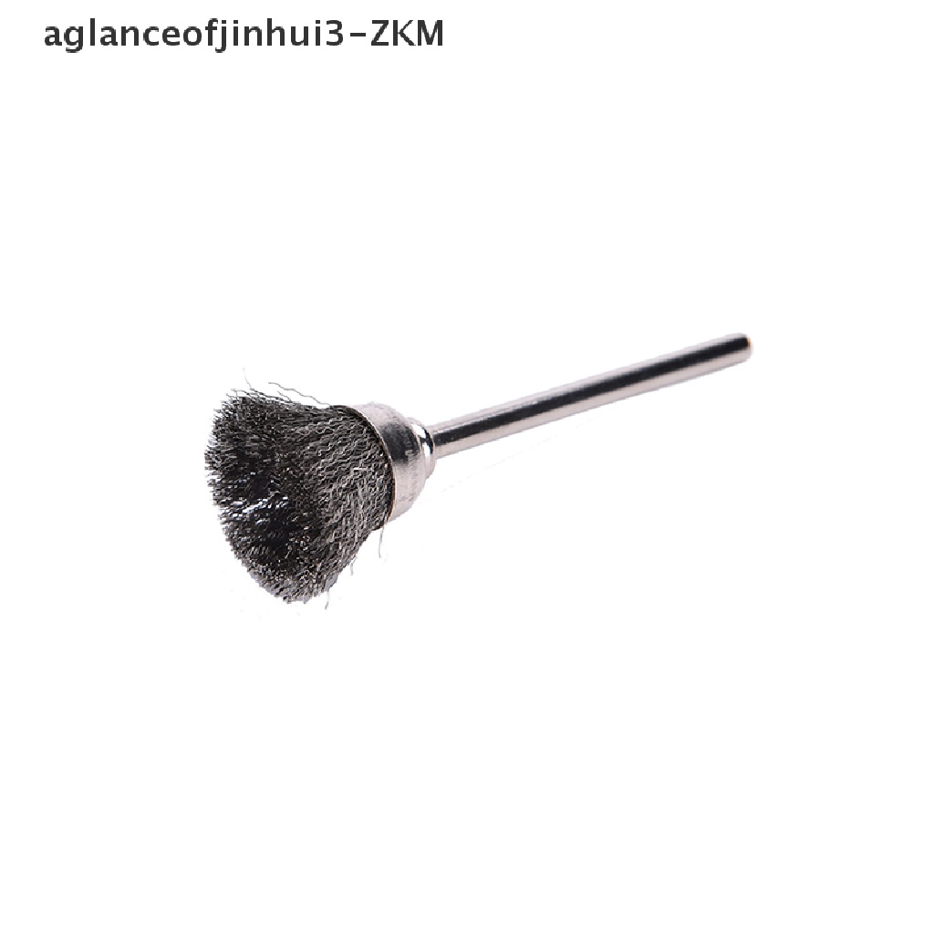 [AGID] 10PCS Stainless Steel Wire Cup Mini Brush Fits Dremel Rotary Tool Accessory 13mm [zkm]