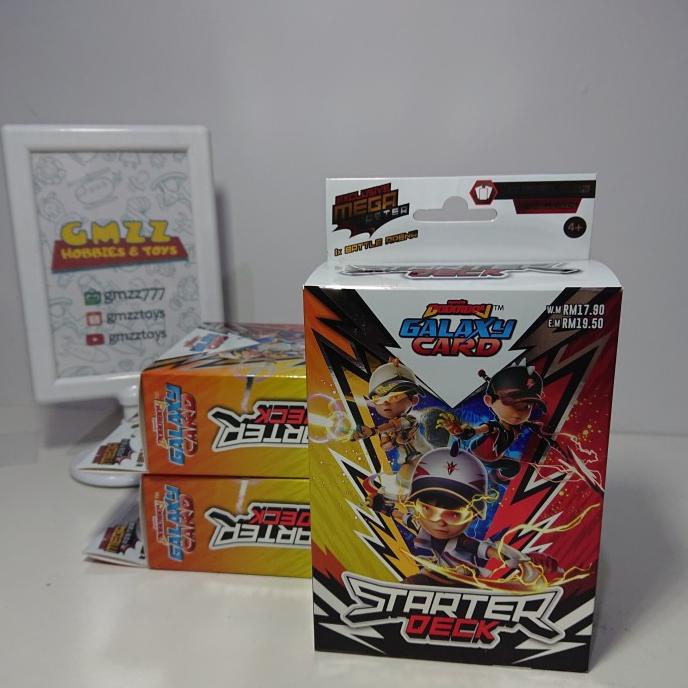 Kartu Boboiboy Galaxy Card Original Boboiboy Starter Deck Mainan Kartu - V3