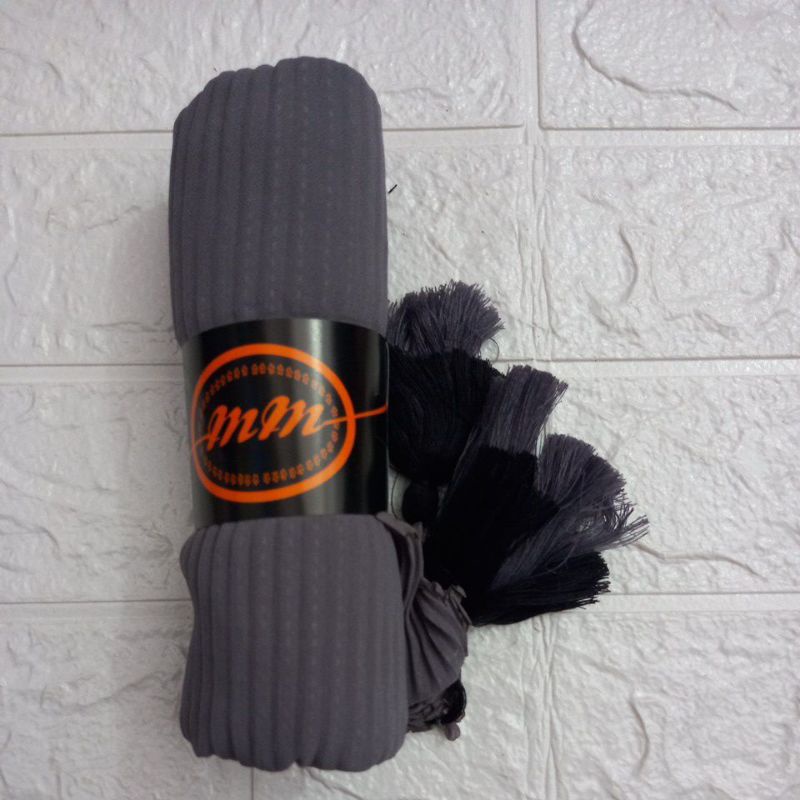 jilbab segi empat plisket jambol-Abu tua