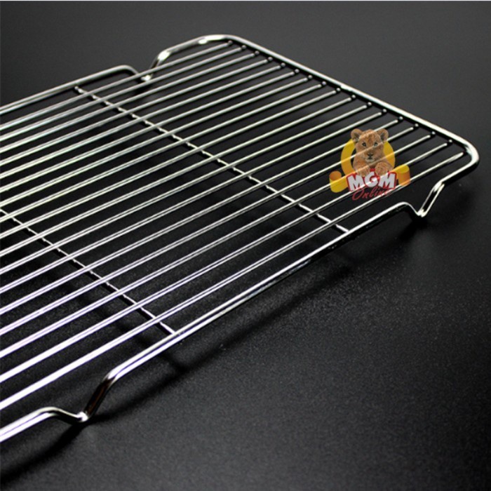 JUMBO 54x33 Stainless Wire Mesh Peniris gorengan BBQ grill tatakan kue