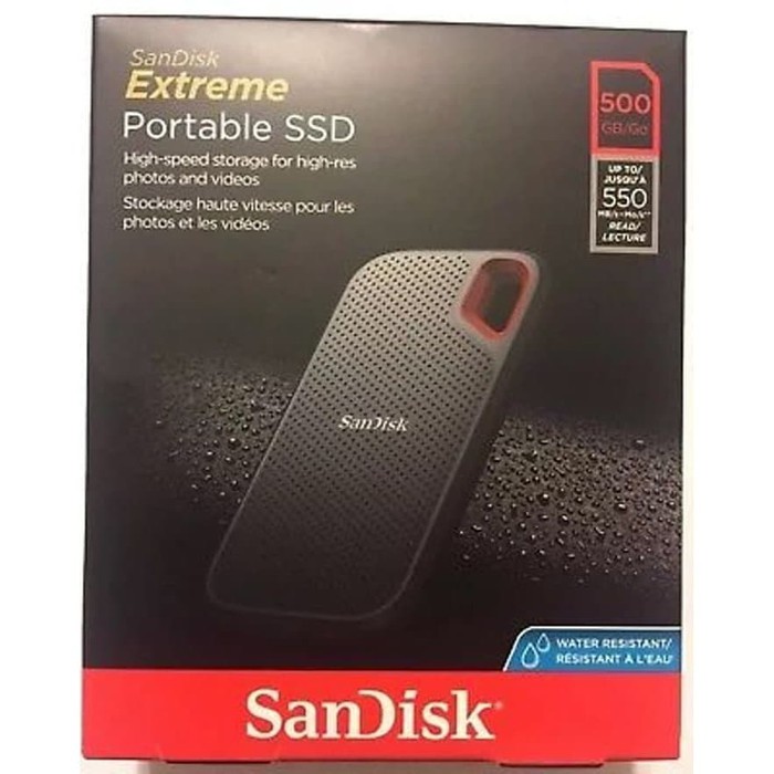 Sandisk SSD Extreme Portable 500Gb Speed 550MB/s GARANSI RESMI