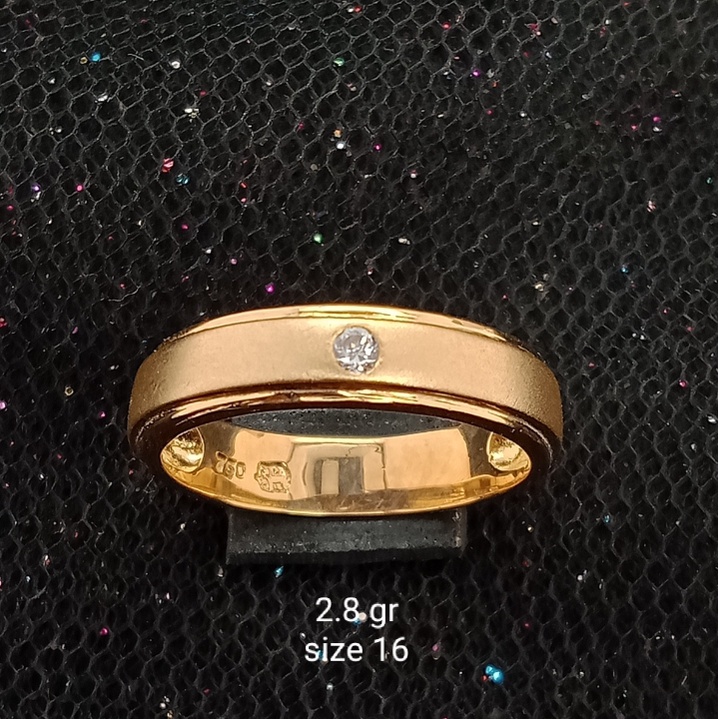 Cincin Emas 17K - 2.8 gr Kadar 750 - 746