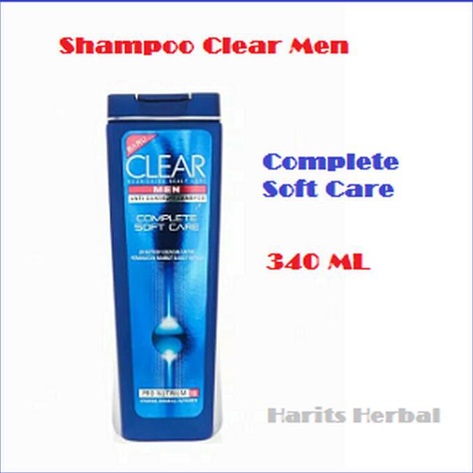 shampoo Termurah...Shampoo Clear Men Complete Soft Care 340 Ml