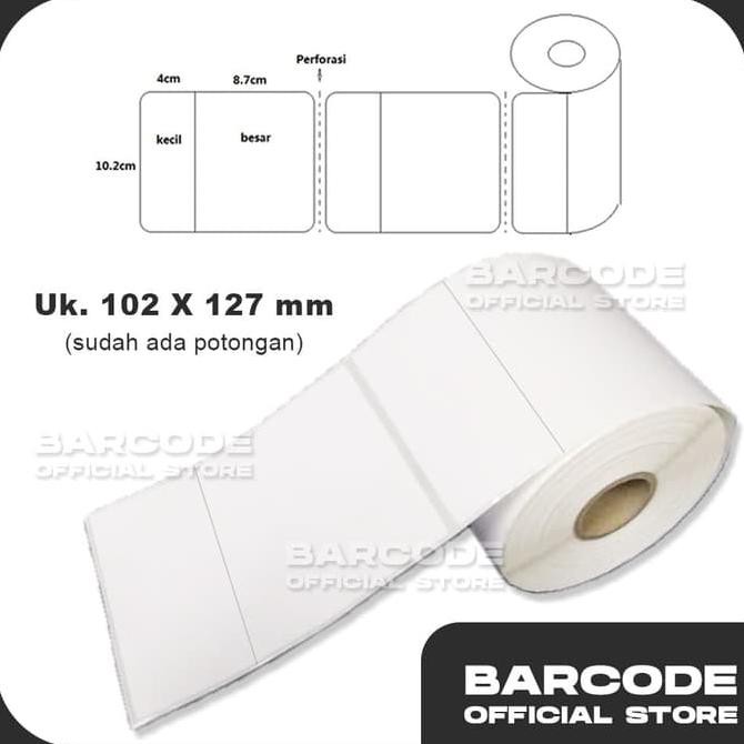 

Best Produk] Label Printer Barcode Bahan Semicoated Ukuran 102 X 127 ( 102X127 Mm )