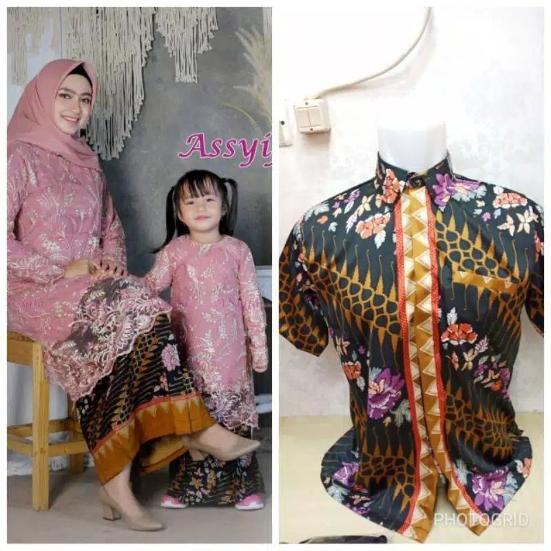 KEBAYA COUPLE KELUARGA/KEBAYA TUNIK/KEMEJA BATIK