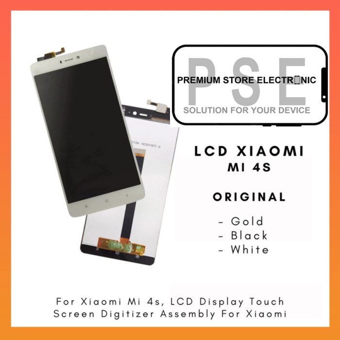 LCD Xiaomi Mi 4s Fullset Touchscreen ORIGINAL Garansi 1 Bulan