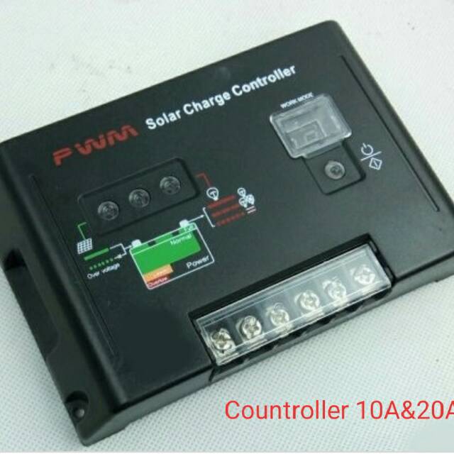 12V controller charger panel tenaga surya