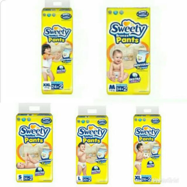 Pampers Sweety Bronze Pants / S, M, L, XL, XXL
