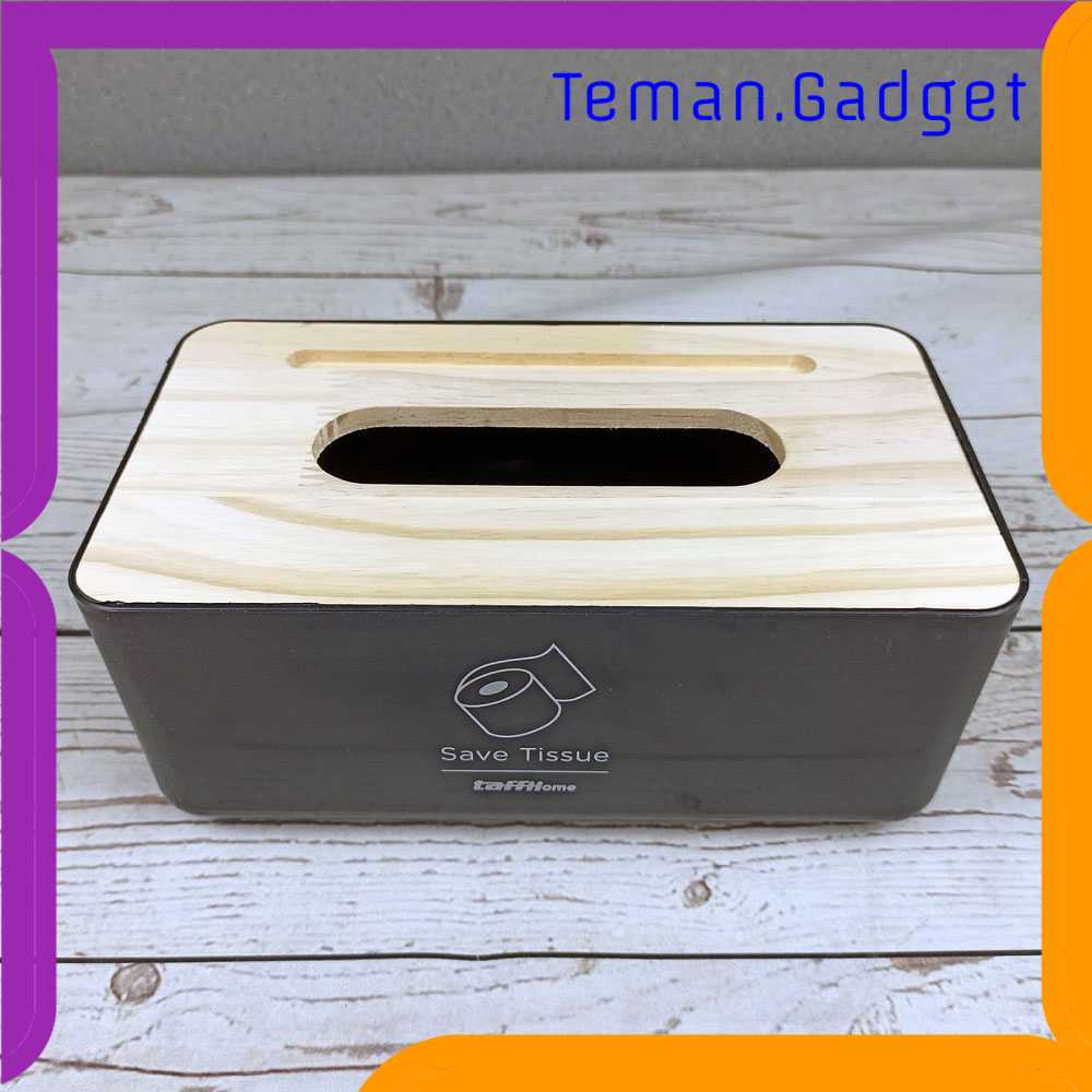 TG-IA TaffHOME Kotak Tisu Kayu Solid Wooden Tissue Box - ZJ007