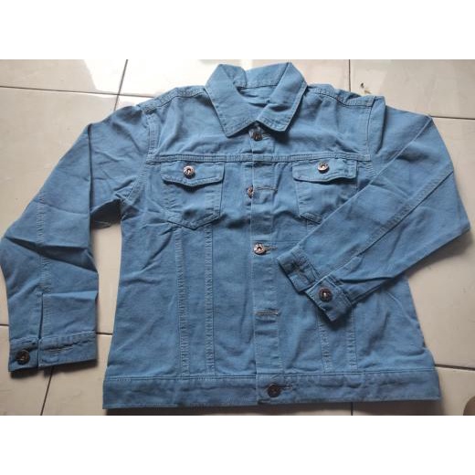 JAKET JEANS SNOW//JAKET JEANS CEWEX// JAKET DENIM//JAKET  JEAN SNOW XL JAKET KOREAN STAIL-ICEBLU