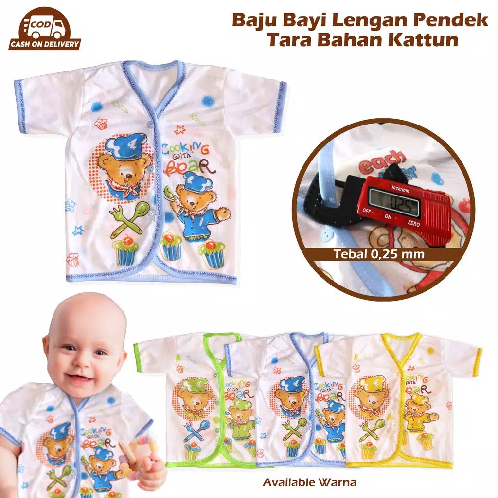 MURAH Baju Bayi Baby New Born Perlengkapan Baru Lahir Laki Perempuan Pakaian Lucu Cowok Cewek Atasan