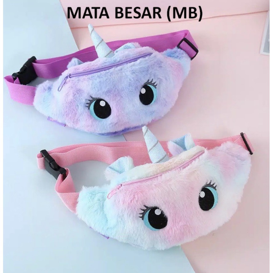 Waistbag /Tas Anak/tas Selempang karakter UNICORN LUCU/tas import