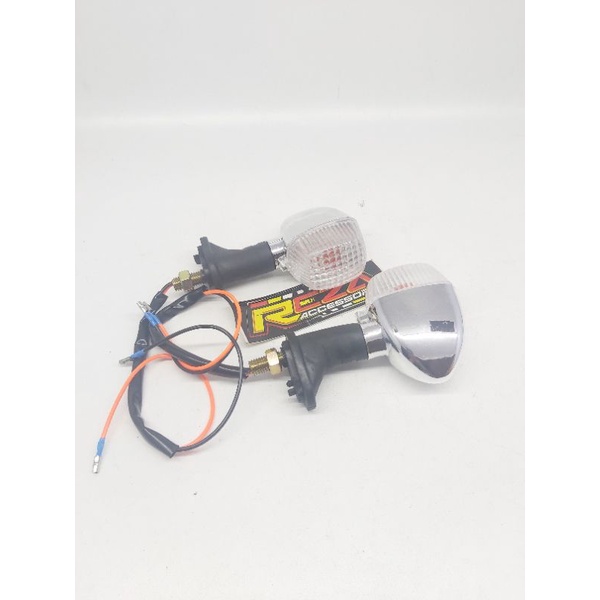 lampu sein reteng riting ninja ss repro kw ninja rr super kips crom mika putih