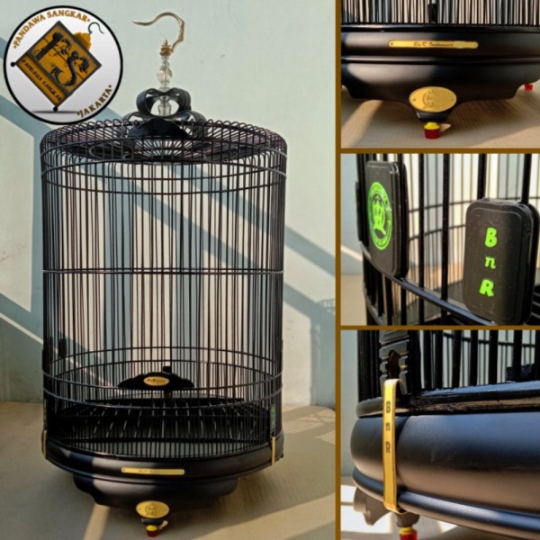 Unik limited stock SANGKAR/KANDANG MURAI BNR PVC BLACK DOFF BATMAN NEW 26S Murah