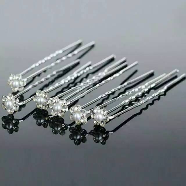 Hairpin Tusuk Konde Tusuk Sanggul Aksesoris Sanggul Rambut Bridal Pengantin Import