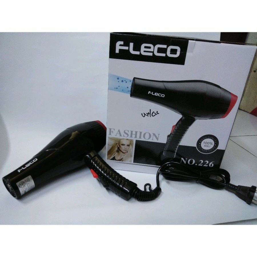 Hair Dryer Pengering Rambut Fleco F-226 Cepat Kering dan Praktis digunakan