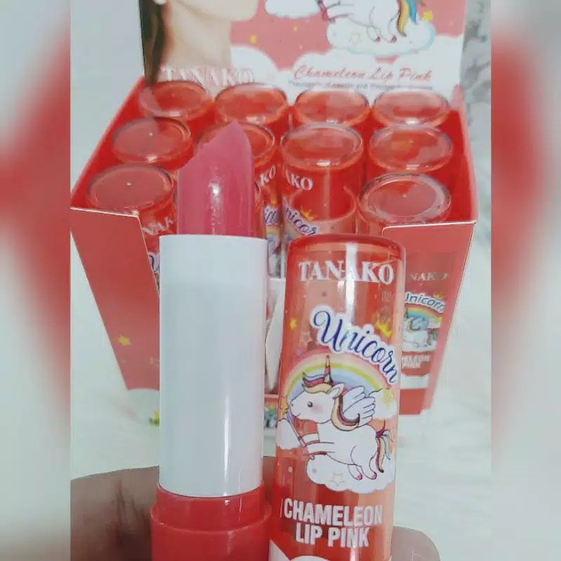 (READY) COD Lipbalm Tanako Lip Pink Thailand Sweet Donuts Unicorn Bangkok