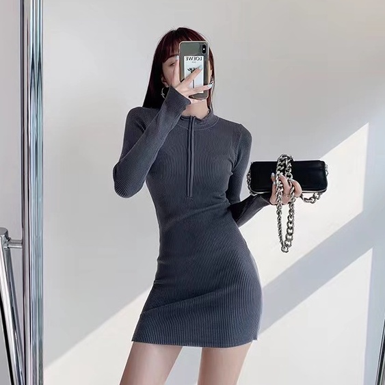 【MISSHONEY】Sexy Korean Bodycon Mini Dress 7317 (S/M/L)