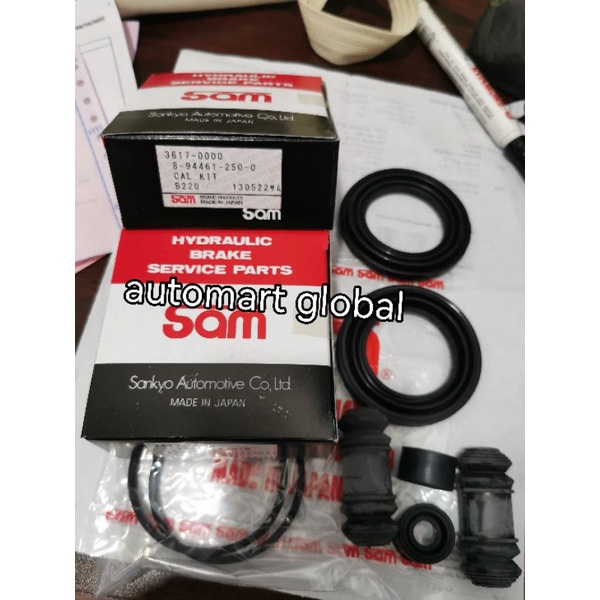 caliper kit karet rem cakram panther full set sam japan