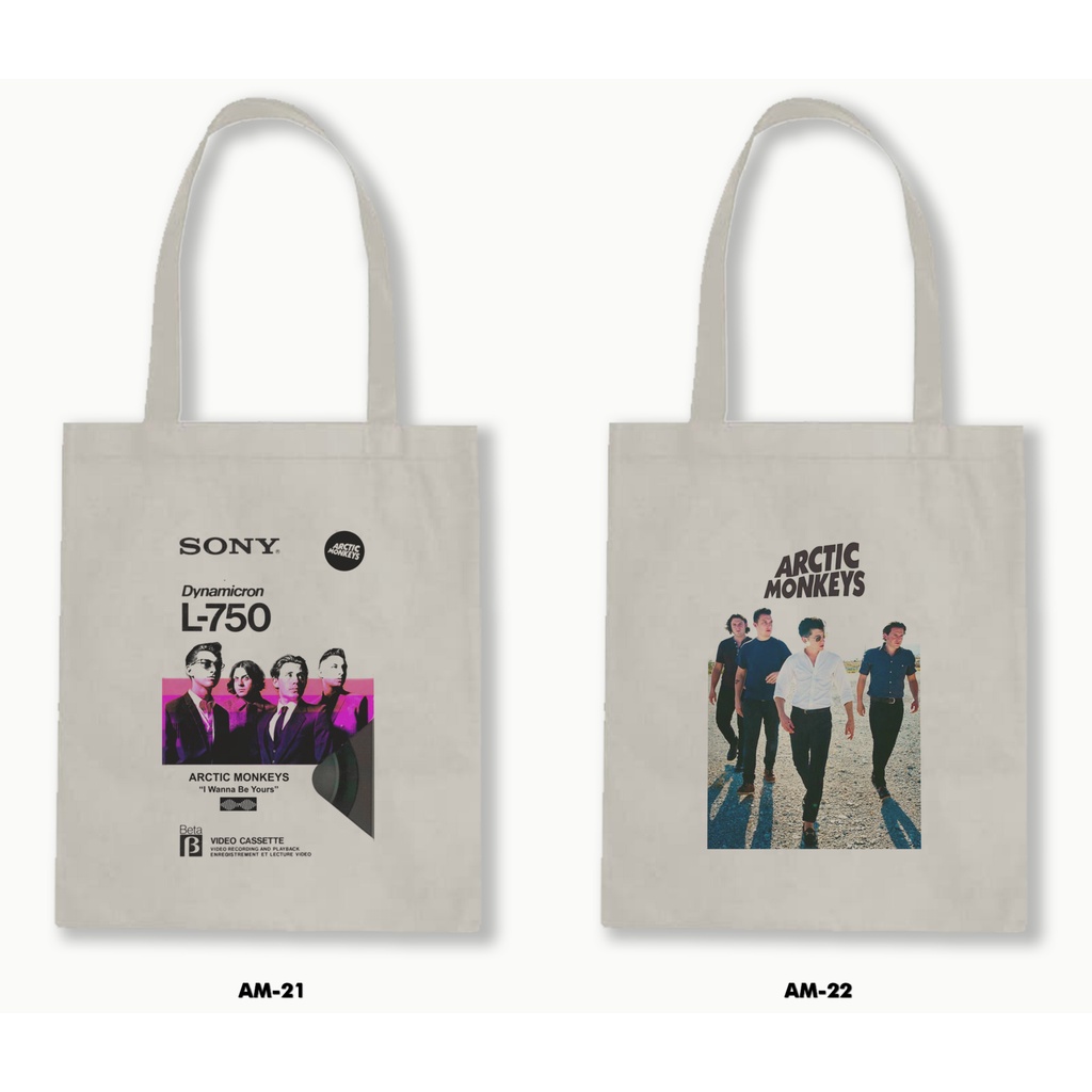 TOTE BAG RESLETING - ARCTIC MONKEYS 02