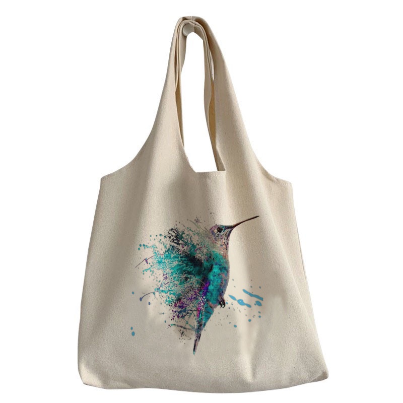 TOTEBAG 3.0 BESAR CANVAS ORIGINAL VINTAGE 8858 BIG CANVAS BAG TAS KANVAS-HUMMINGBIRD